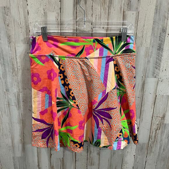 Dona Jo Ultimate Skirt / Skort (Calathea) Tropical Tennis Pickleball Golf Large - Picture 1 of 7